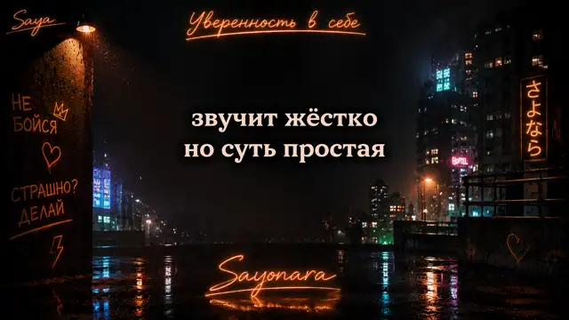saya уверенность