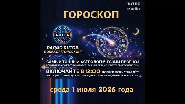 01.07.2026 Подкаст ''Гороскоп''. Радио RuTOR