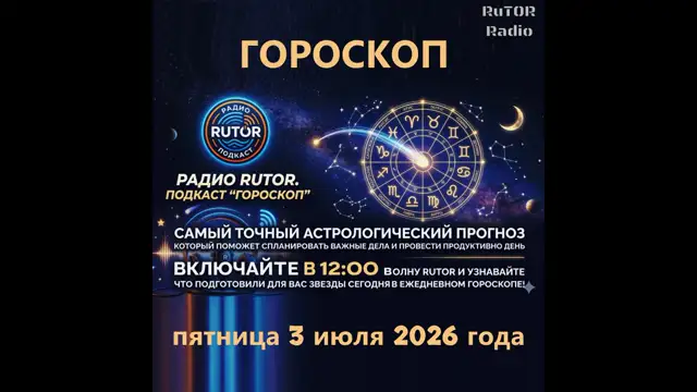03.07.2026 Подкаст ''Гороскоп''. Радио RuTOR