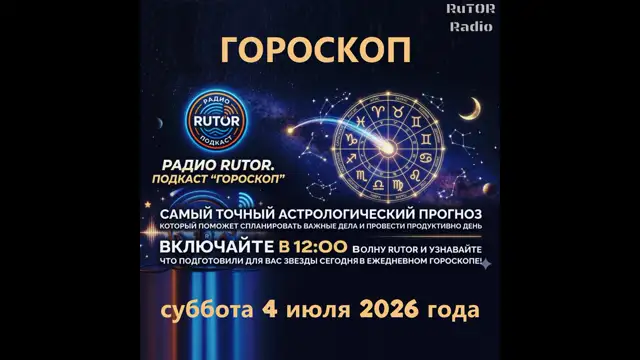 04.07.2026 Подкаст ''Гороскоп''. Радио RuTOR