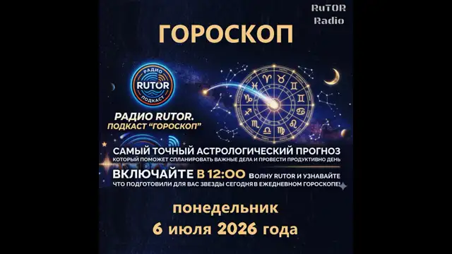 06.07.2026 Подкаст ''Гороскоп''. Радио RuTOR