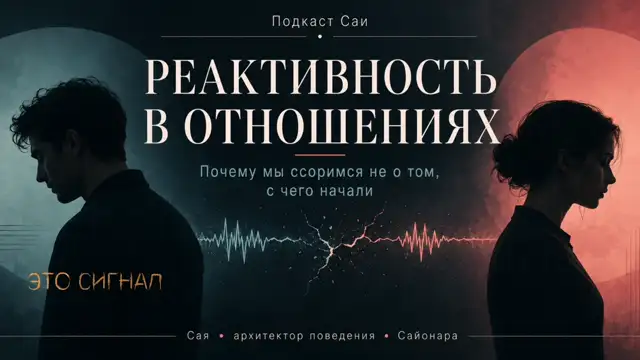 Реактивность в отношениях. Подкаст Saya