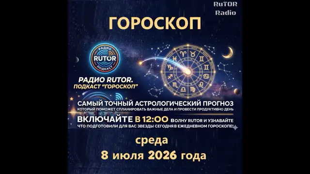 08.07.2026 Подкаст ''Гороскоп''. Радио RuTOR