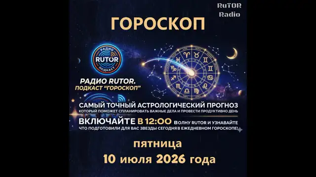 10.07.2026 Подкаст ''Гороскоп''. Радио RuTOR