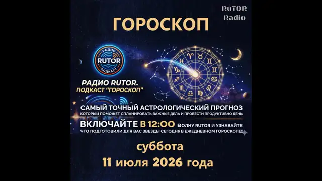 11.07.2026 Подкаст ''Гороскоп''. Радио RuTOR