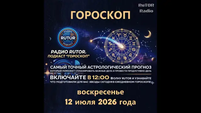 12.07.2026 Подкаст ''Гороскоп''. Радио RuTOR