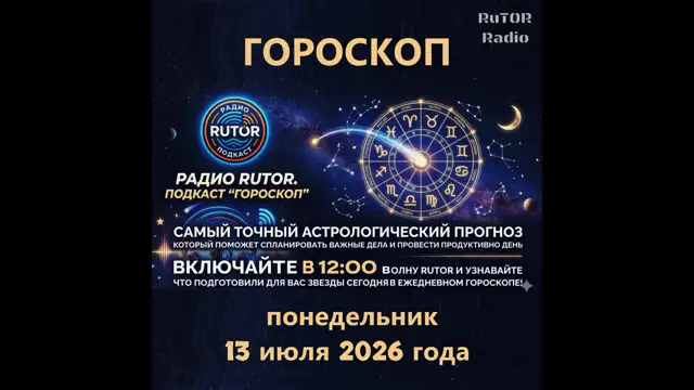 13.07.2026 Подкаст ''Гороскоп''. Радио RuTOR