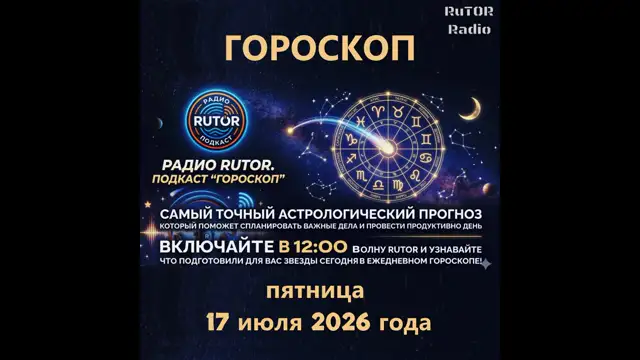 17.07.2026 Подкаст ''Гороскоп''. Радио RuTOR