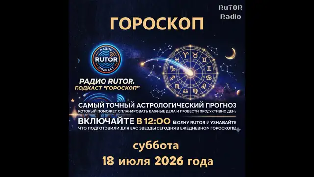 18.07.2026 Подкаст ''Гороскоп''. Радио RuTOR