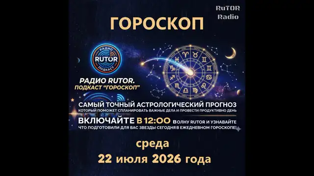 22.07.2026 Подкаст ''Гороскоп''. Радио RuTOR