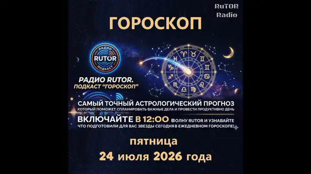 24.07.2026 Подкаст ''Гороскоп''. Радио RuTOR
