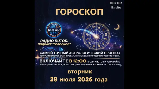 28.07.2026 Подкаст ''Гороскоп''. Радио RuTOR