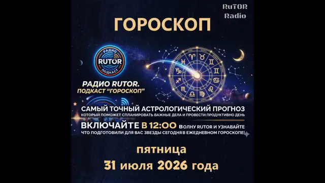 31.07.2026 Подкаст ''Гороскоп''. Радио RuTOR