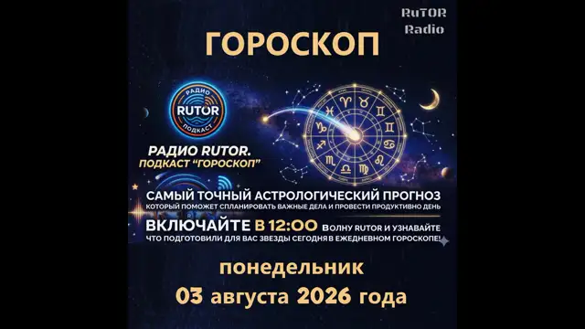 03.08.2026 Подкаст ''Гороскоп''. Радио RuTOR