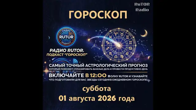 01.08.2026 Подкаст ''Гороскоп''. Радио RuTOR