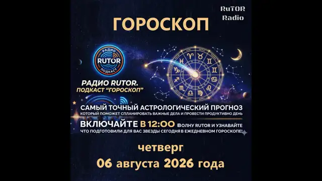 06.08.2026 Подкаст ''Гороскоп''. Радио RuTOR