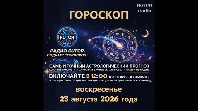 23.08.2026 Подкаст ''Гороскоп''. Радио RuTOR