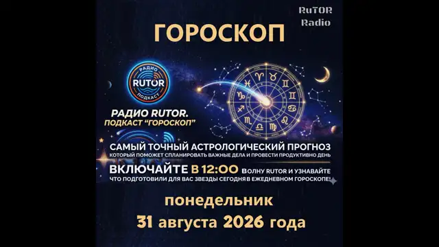 31.08.2026 Подкаст ''Гороскоп''. Радио RuTOR