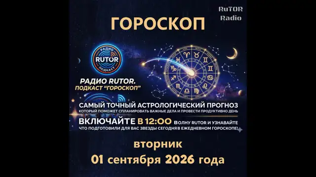 01.09.2026 Подкаст ''Гороскоп''. Радио RuTOR