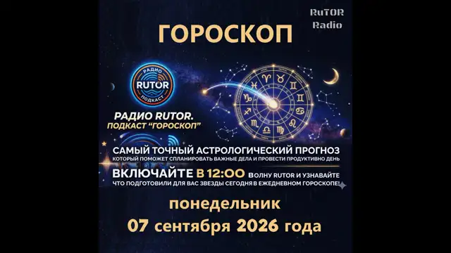 07.09.2026 Подкаст ''Гороскоп''. Радио RuTOR