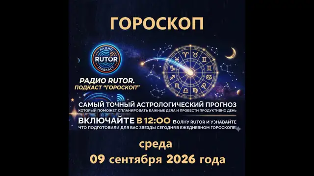 09.09.2026 Подкаст ''Гороскоп''. Радио RuTOR