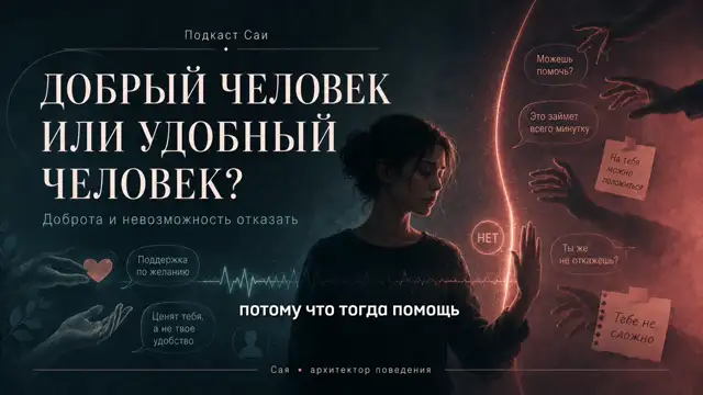 Добрый человек или удобный человек?