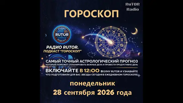 28.09.2026 Подкаст ''Гороскоп''. Радио RuTOR