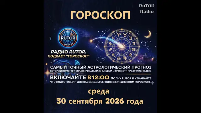30.09.2026 Подкаст ''Гороскоп''. Радио RuTOR