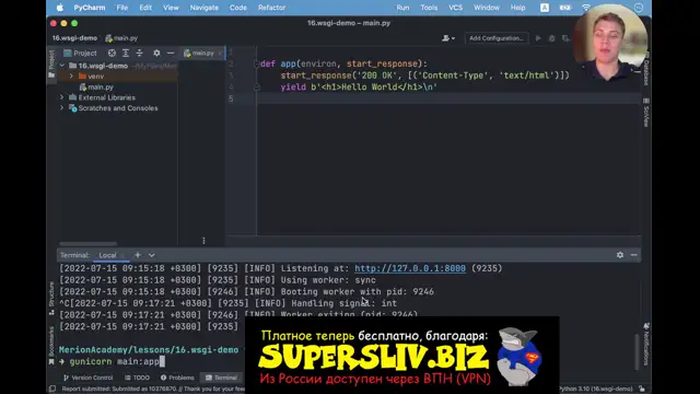 [SuperSliv-biz] 16- WSGI Gunicorn [Supersliv-biz]