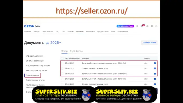 3.8. Общая схема работы с OZON